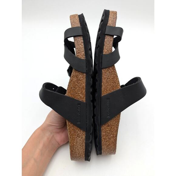 Birkenstock Mayari Birko-Flor Sandals Unisex Black Size US W7/M5 EU38 - Picture 5 of 15